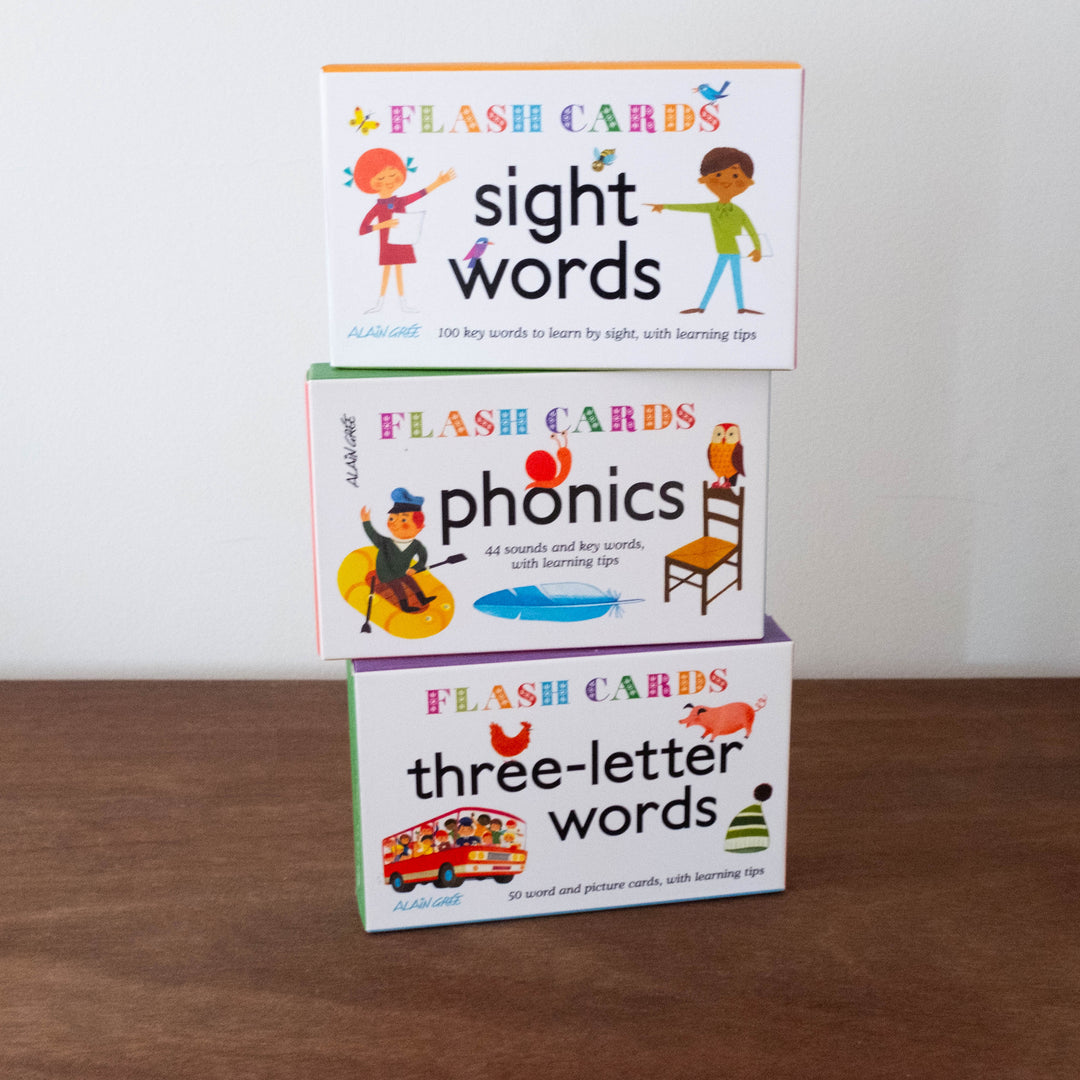 Alain Gree Flashcard Sets- Available in 3 Styles!