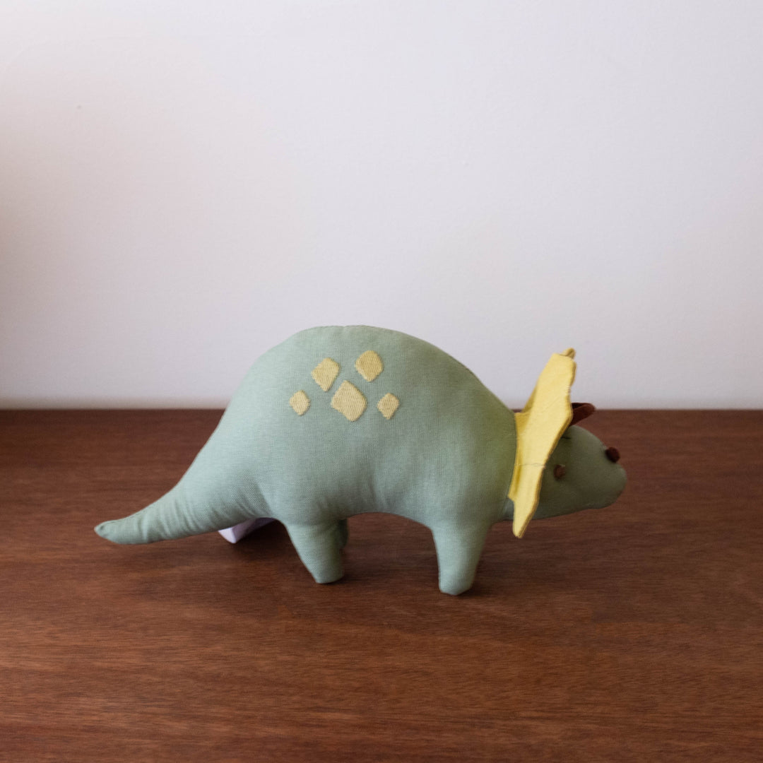 NEW Triceratops Linen Dinosaur Toy