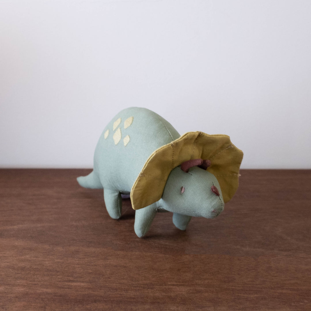 NEW Triceratops Linen Dinosaur Toy