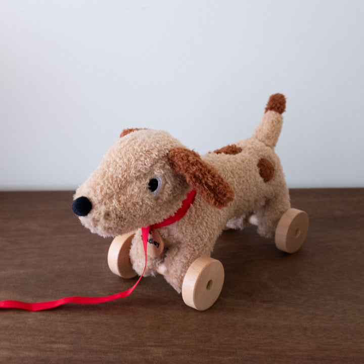 NEW Dudley Pull Along Dog Toy