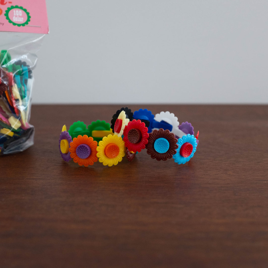 NEW Retro Flower Jewelry Puzzle Set