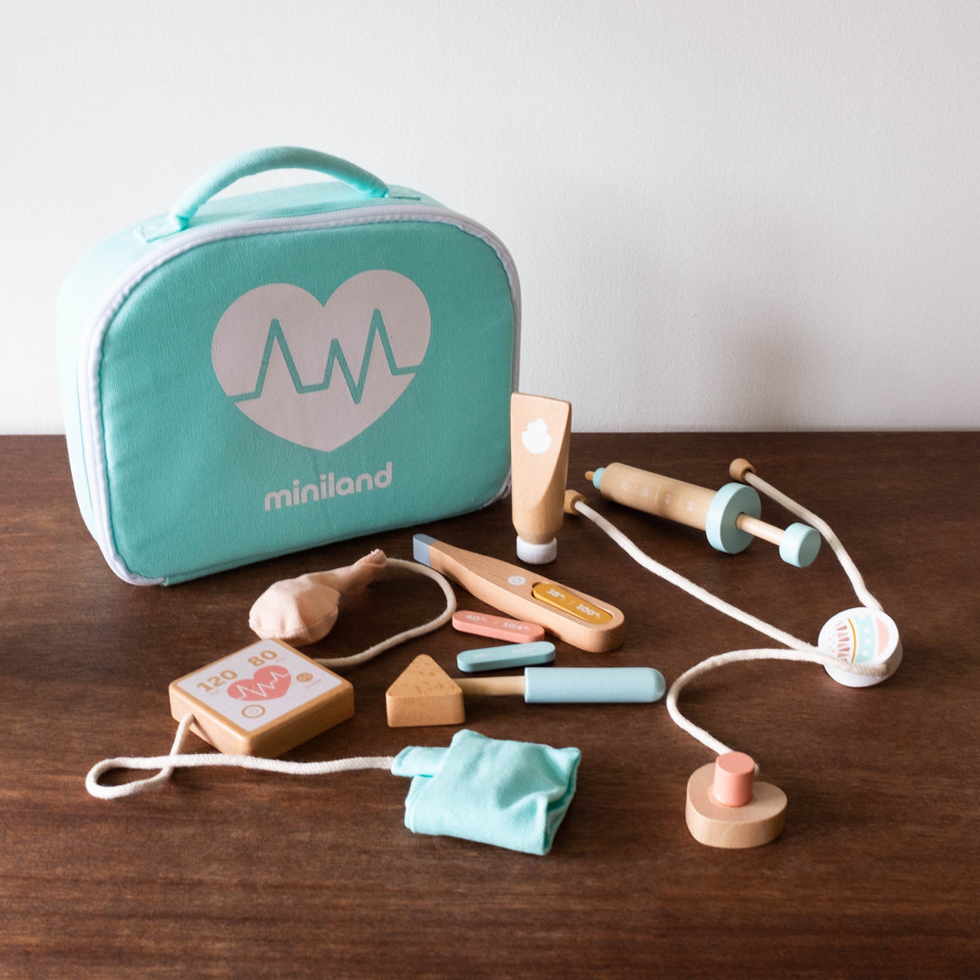 Eco Friendly Doll Wooden Doctor Set