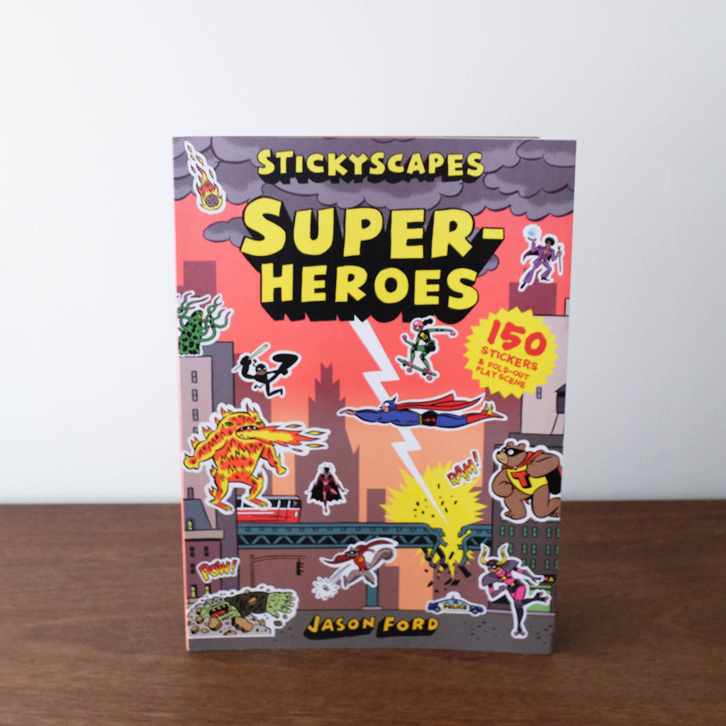 Stickyscapes Activity Book: Superheros