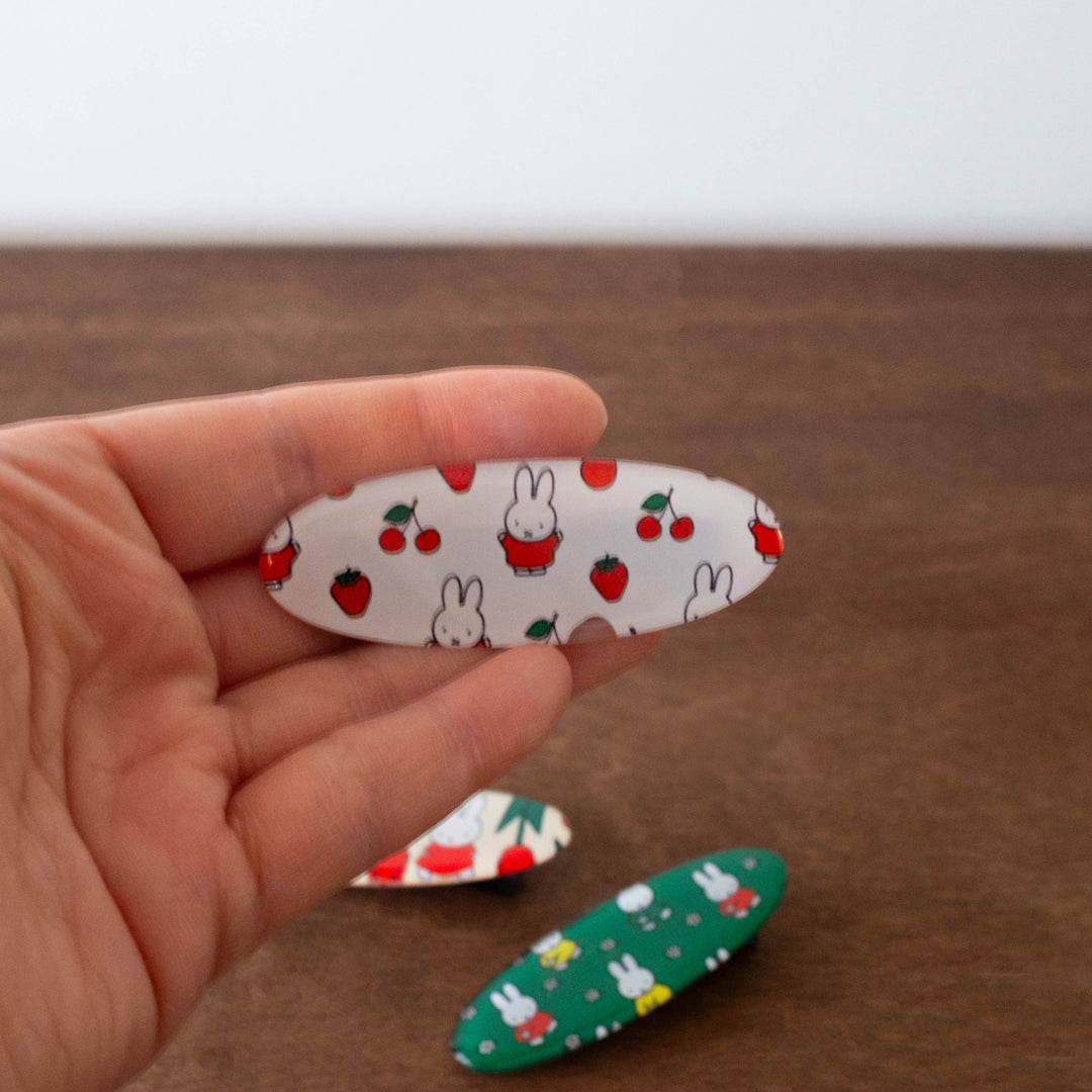 Miffy Retro Hair Clip- Strawberries