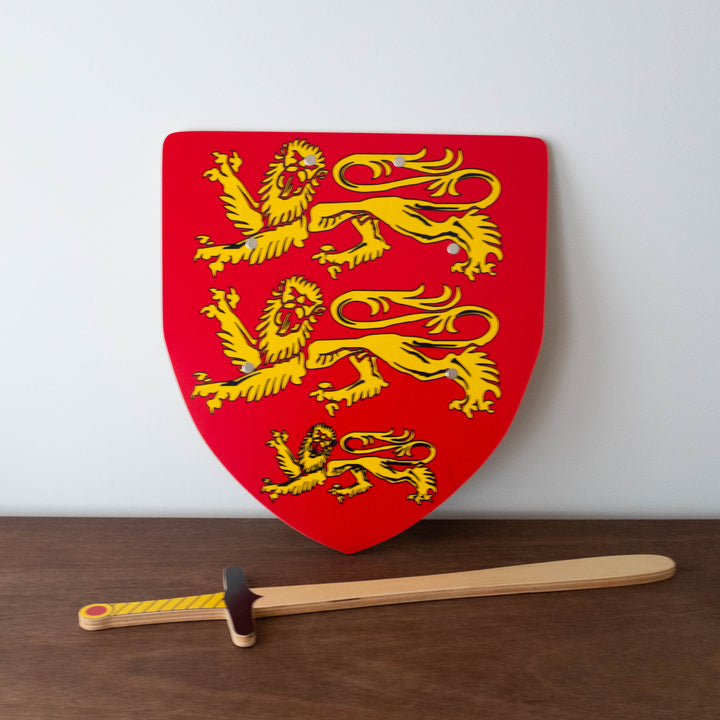 Richard the Lionheart Wooden Sword and Shield Set