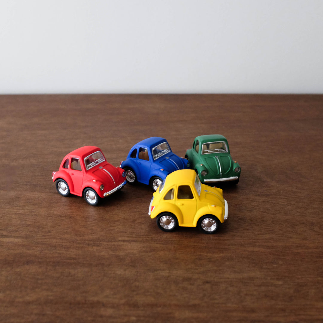 Die Cast Pull Back Car- Mini VW Beetle Primary