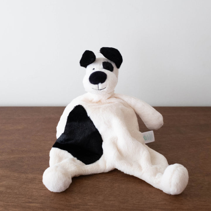 Bashful Black and Cream Puppy Comforter Toy