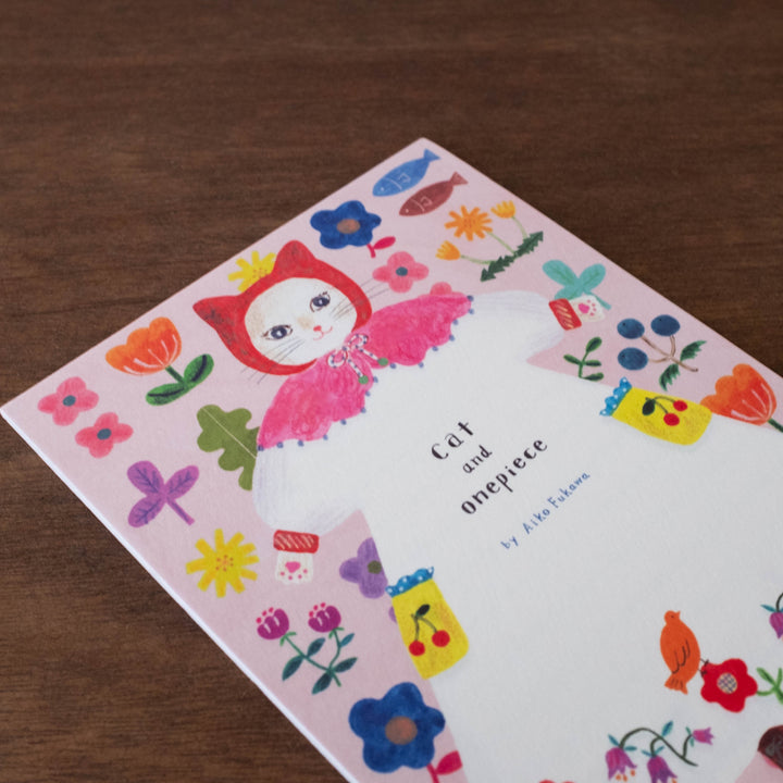Aiko Fukawa Stationery: Cat Pink Letter Set
