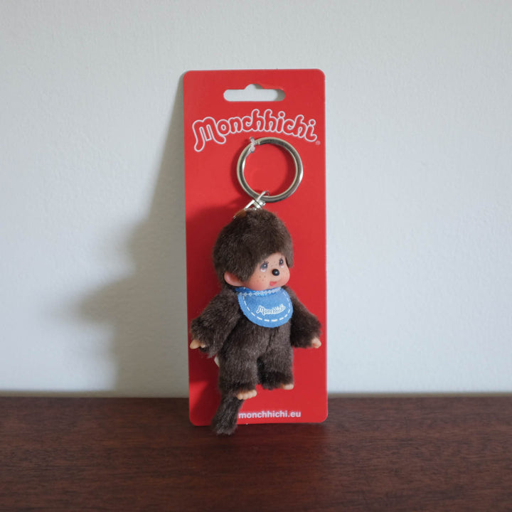 NEW Sekiguchi Monchhichi Keychain- Blue