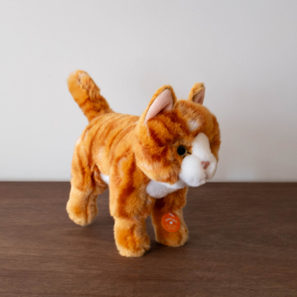 Heirloom Stuffed Animals- Cat Standing Red