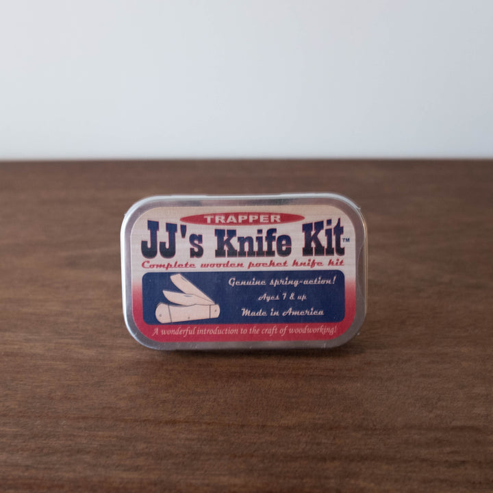 NEW J.J.'s Wooden Pocket Knife Kit