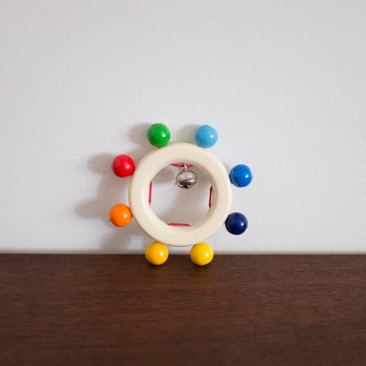 Rainbow Bead Grasp Ring