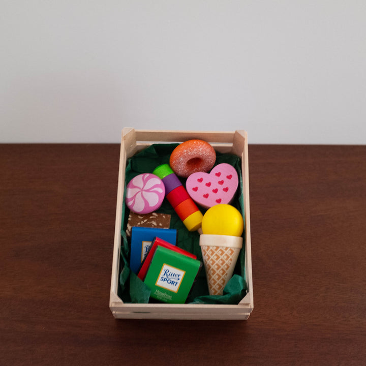 NEW Wooden Assorted Candies Toy Set- Large