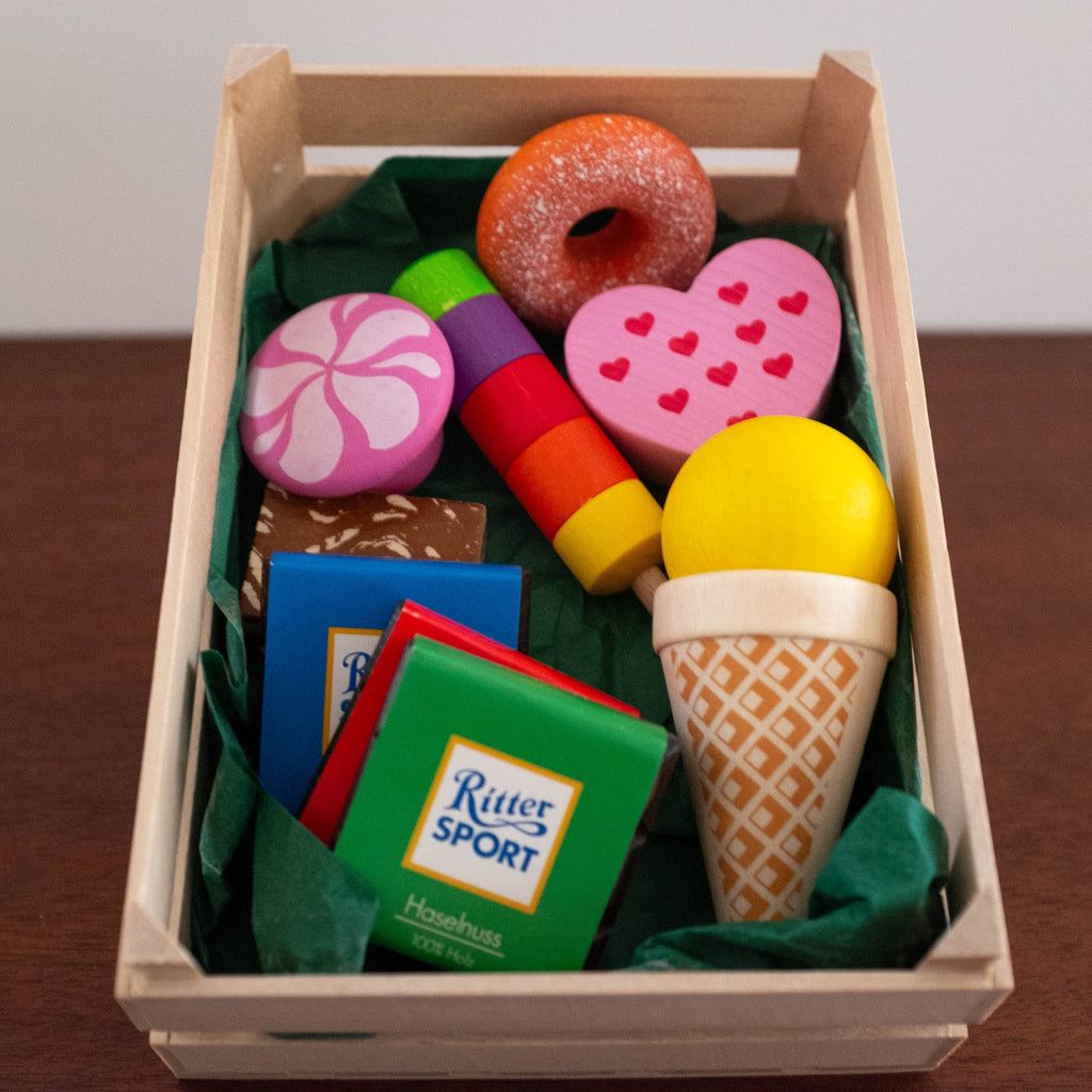 NEW Wooden Assorted Candies Toy Set- Large