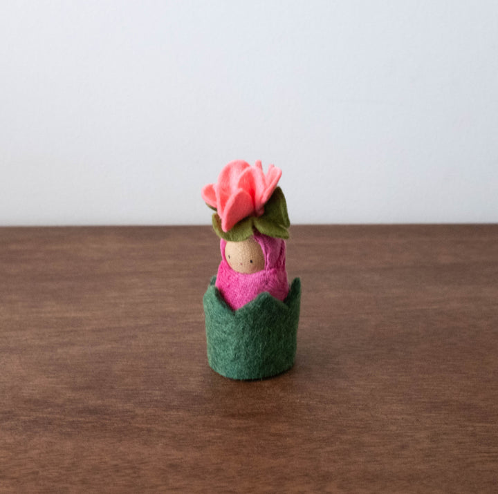 NEW Rosebud Baby Felt Doll