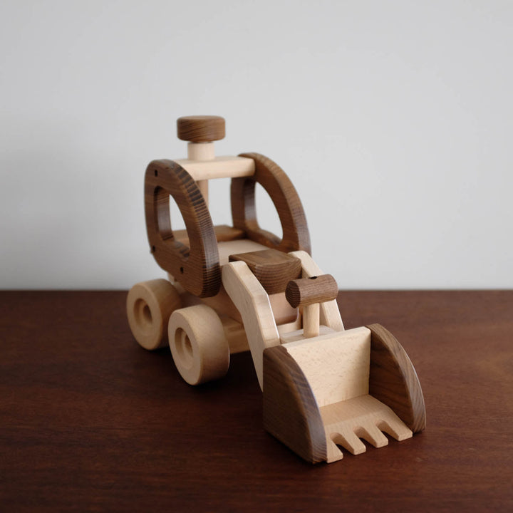 NEW Wooden Bulldozer Truck