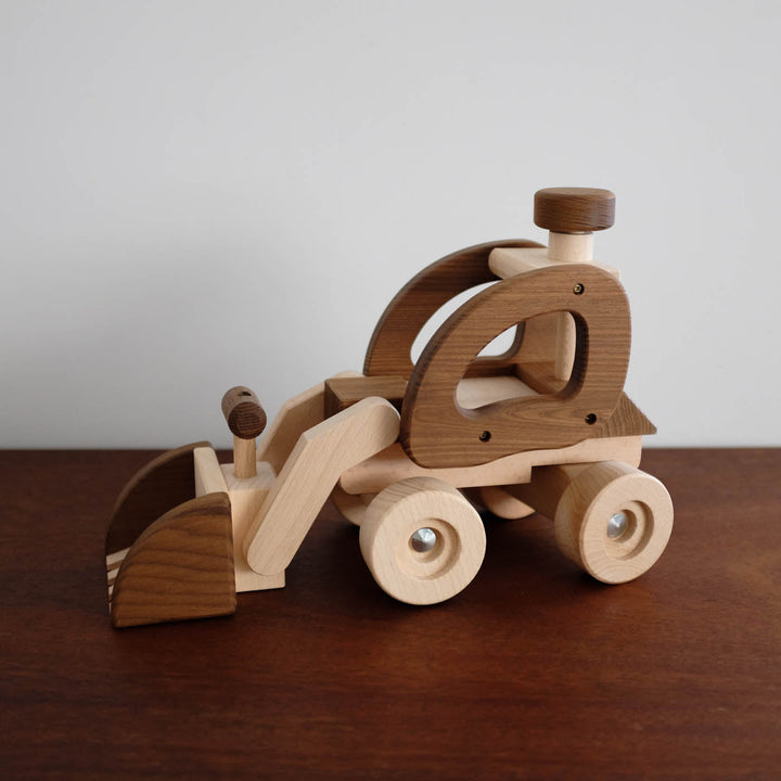 NEW Wooden Bulldozer Truck