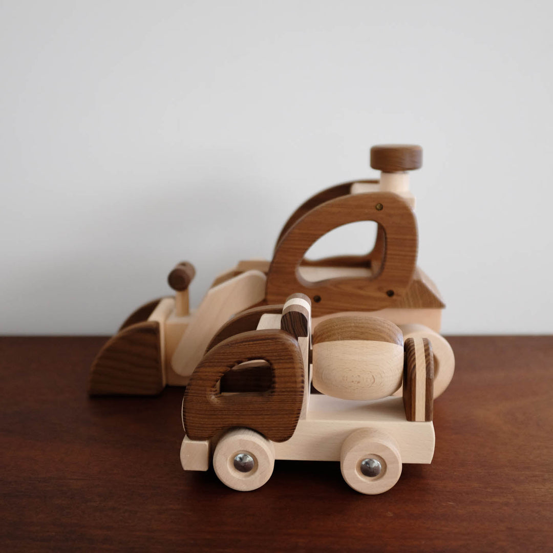 NEW Wooden Bulldozer Truck