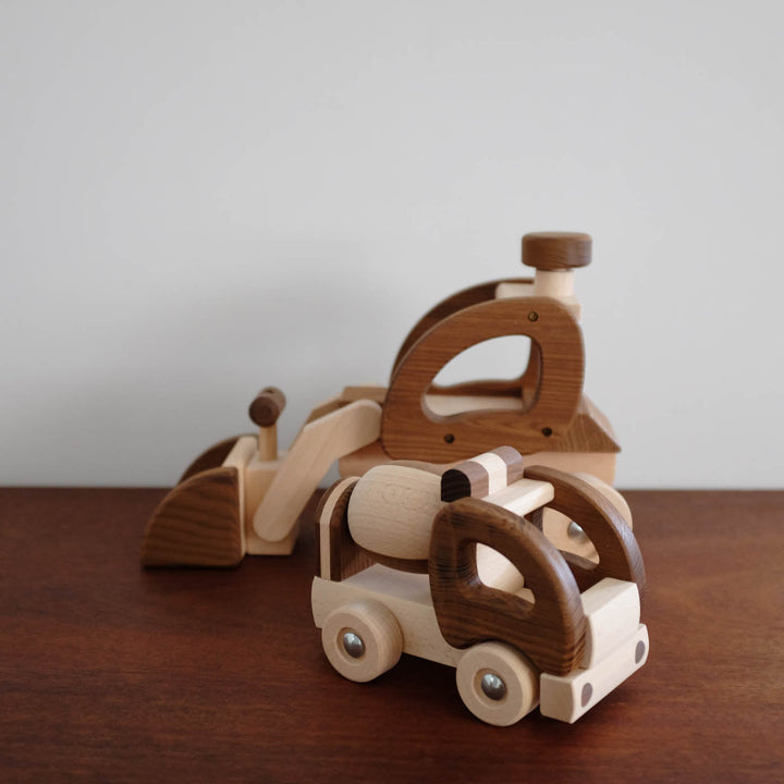 NEW Wooden Bulldozer Truck