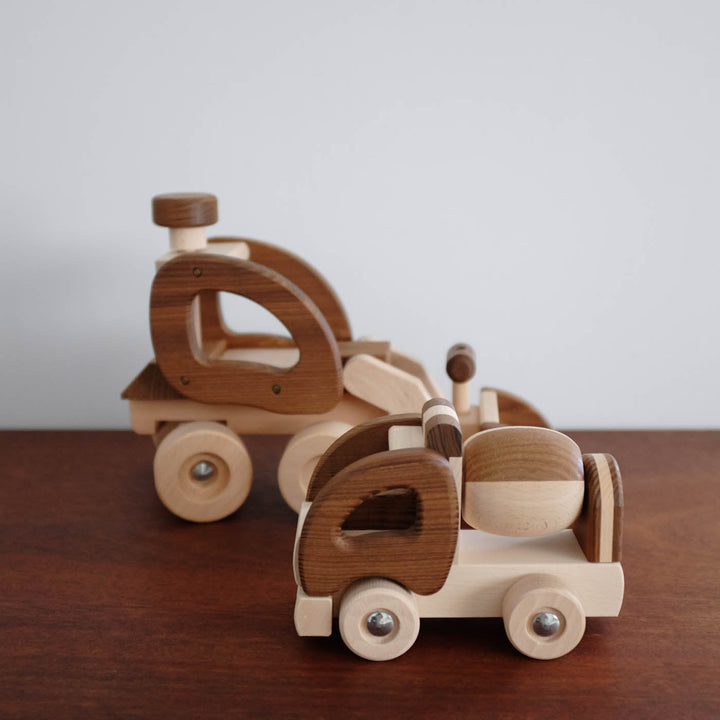 NEW Wooden Bulldozer Truck