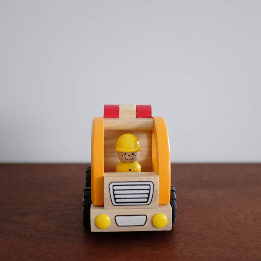 NEW Wooden Yellow Cement Truck