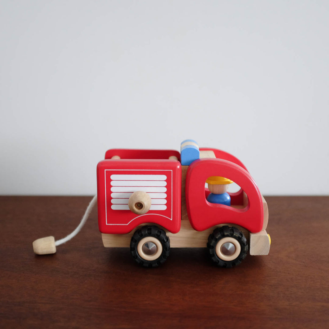 NEW Wooden Fire Engine Truck