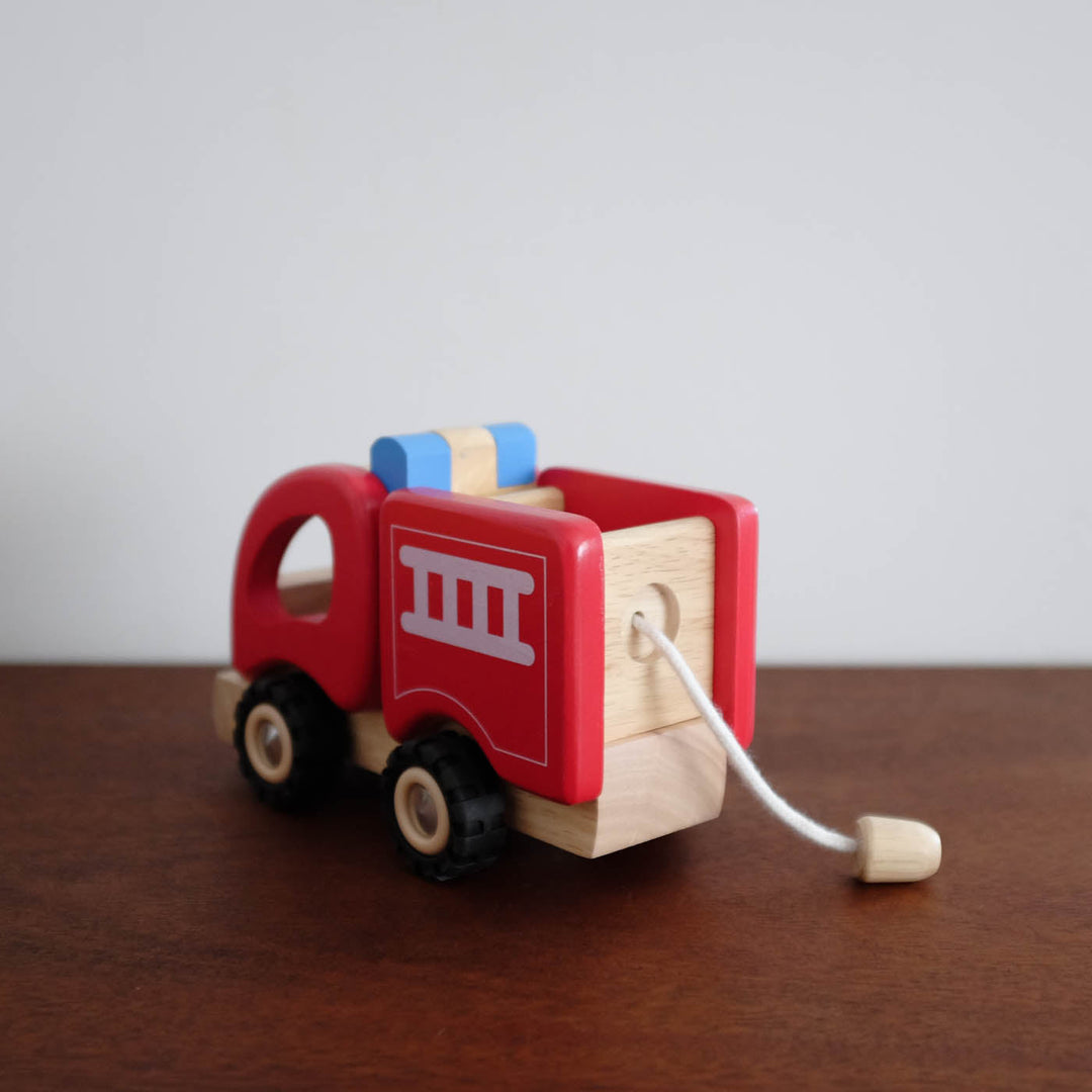 NEW Wooden Fire Engine Truck