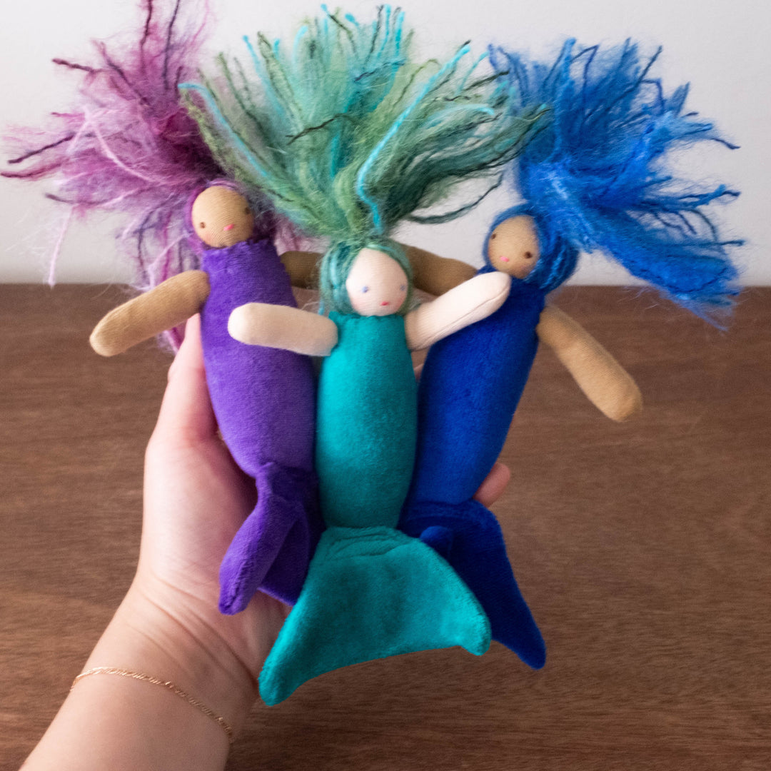 New Magical Mermaid Doll- Teal Green