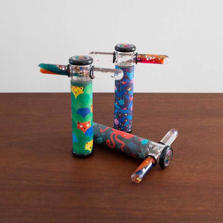 French Glitter Kaleidoscope Toy