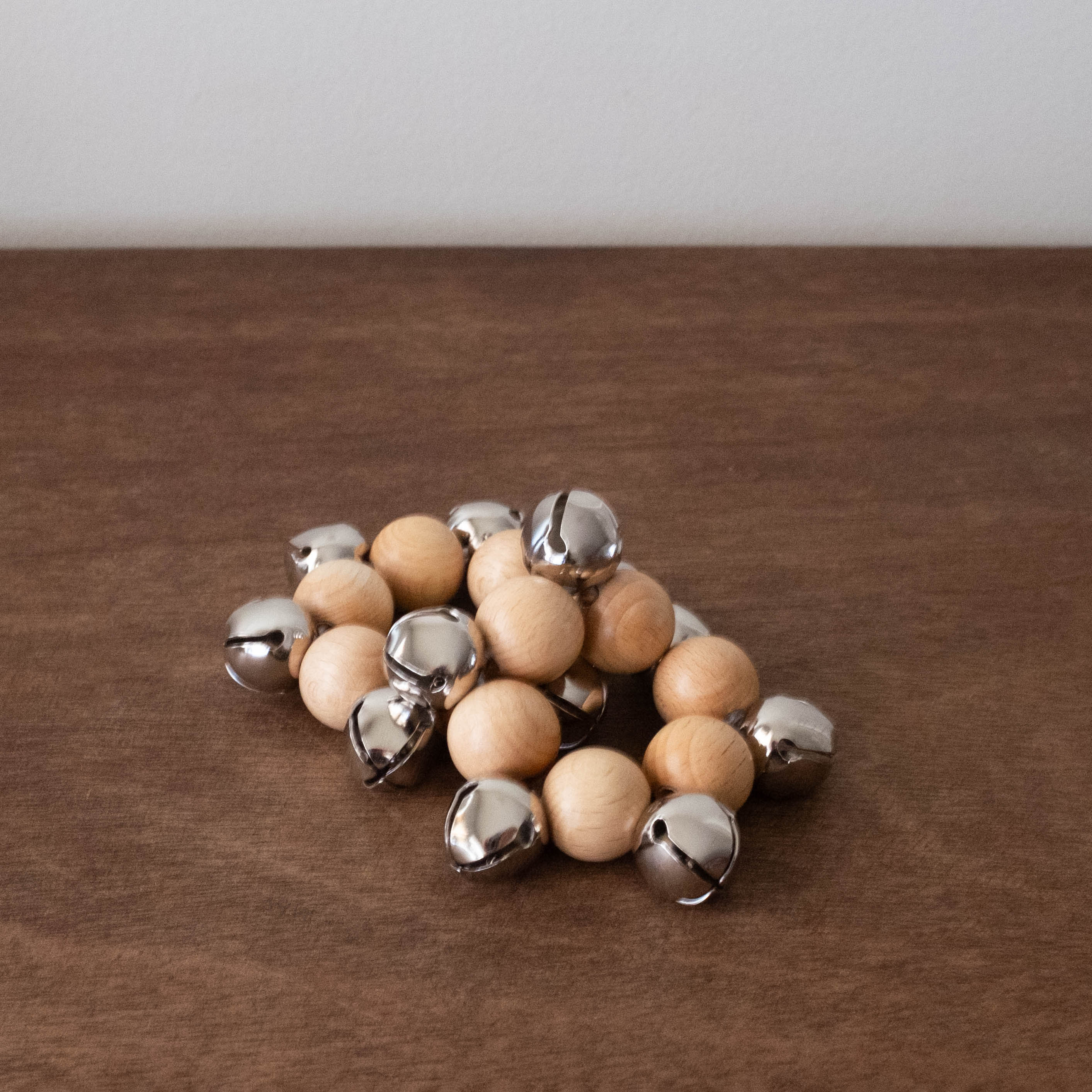 Wooden Musical Bell Band/Rattle for Babies - Silver – Shop Merci Milo