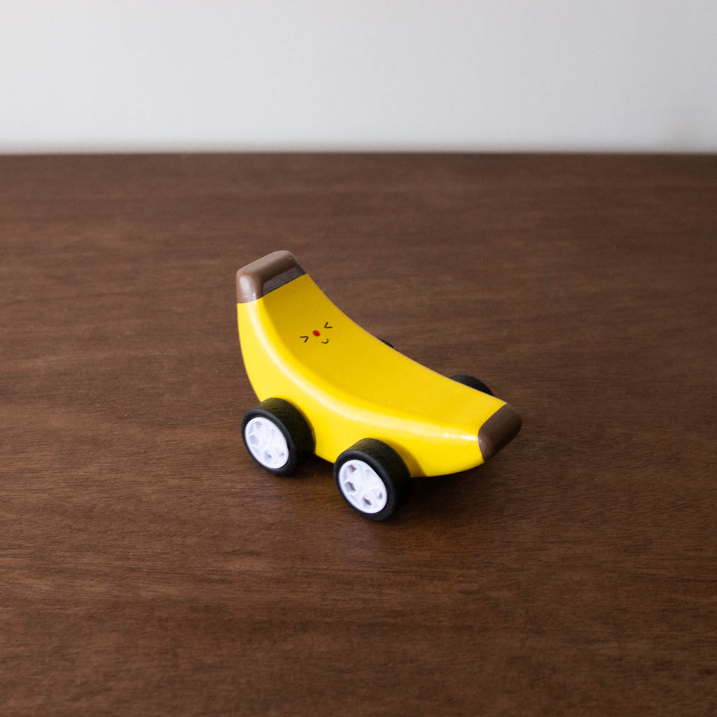 Wooden Fruit-Fun Pullback Cars- 3 Different Styles
