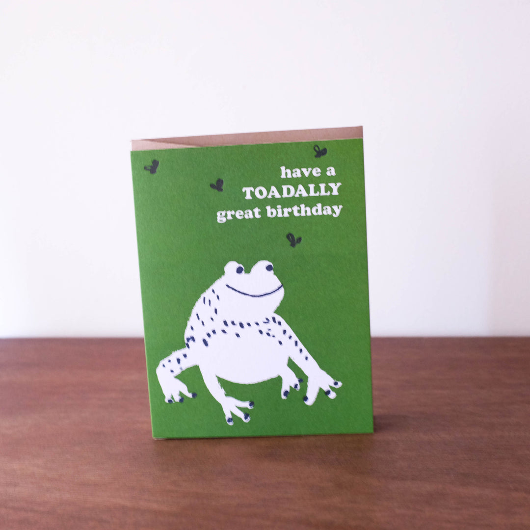 NEW Toadally Birthday Greeting Card