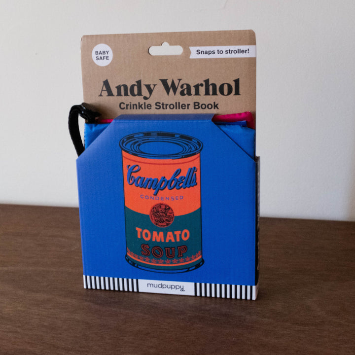 Andy Warhol Crinkle Fabric Stroller Book