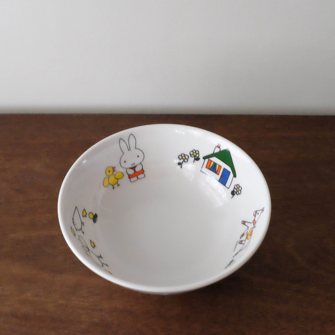 NEW Miffy Retro Melamine Ramen Bowl