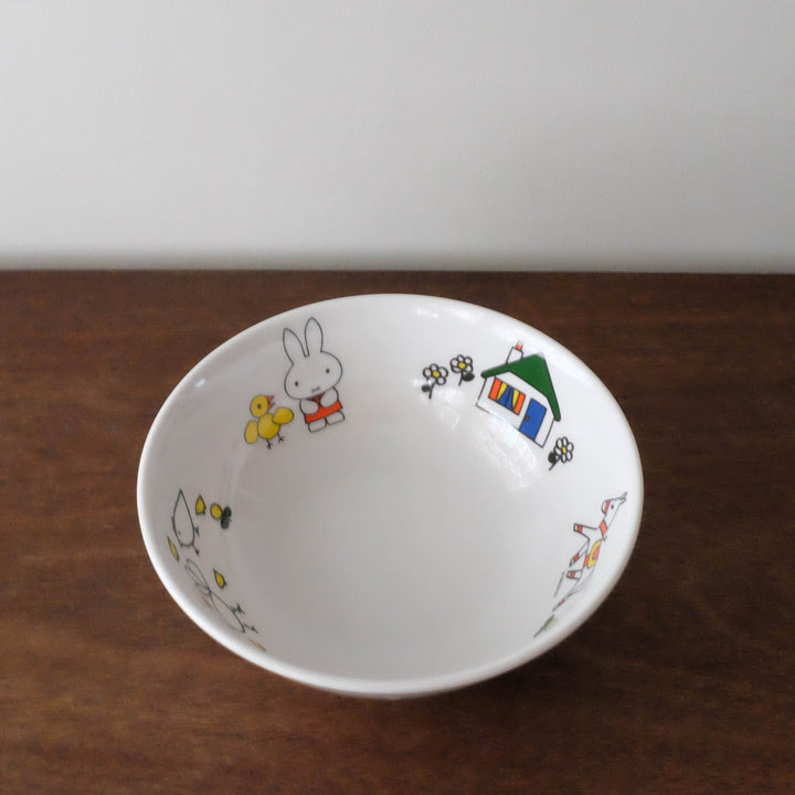 NEW Miffy Retro Melamine Ramen Bowl