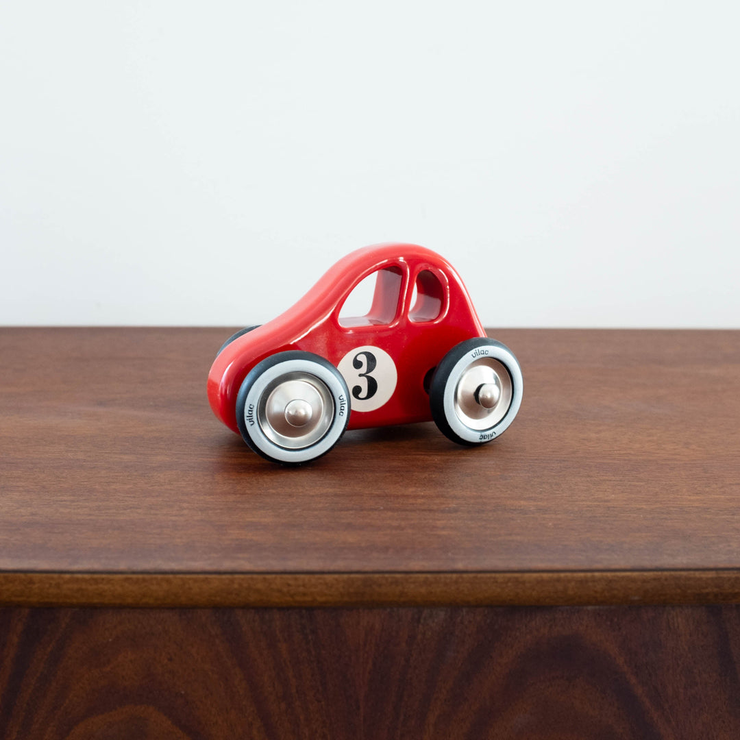 NEW French Wooden Car- Red