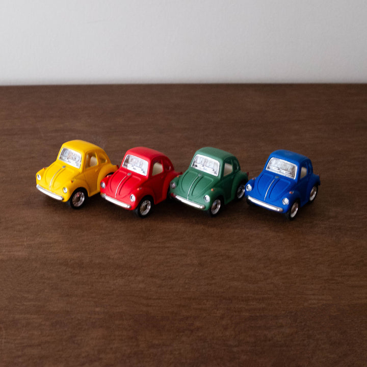 Die Cast Pull Back Car- Mini VW Beetle Primary
