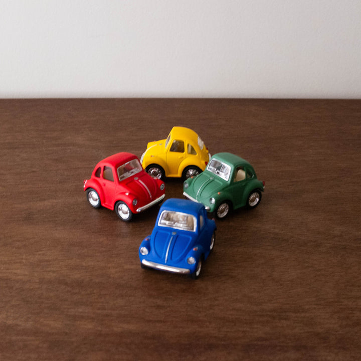 Die Cast Pull Back Car- Mini VW Beetle Primary
