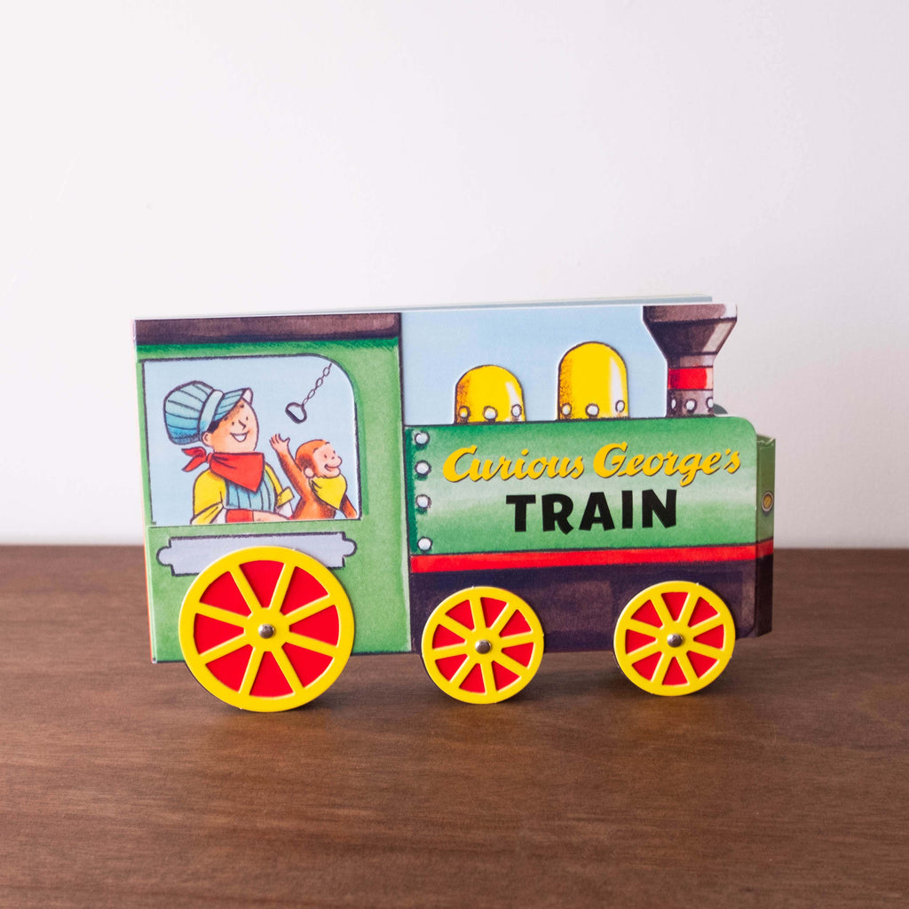 Curious George Board Book: Trains