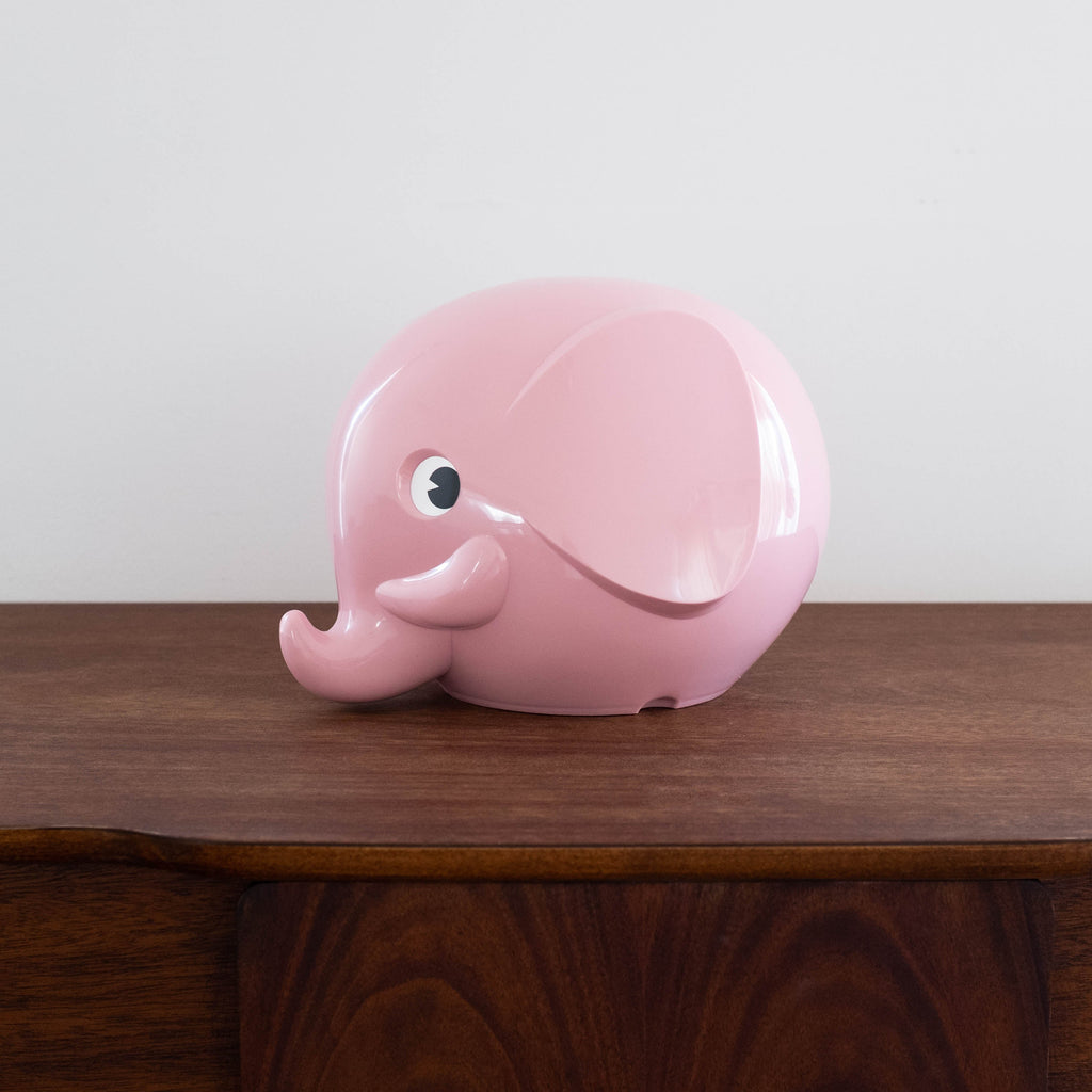 NEW XL Retro Finland Elephant Money Box- Pink
