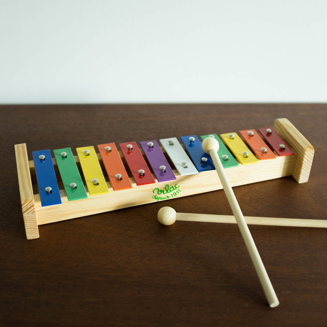 NEW Metal Rainbow Xylophone Instrument Toy