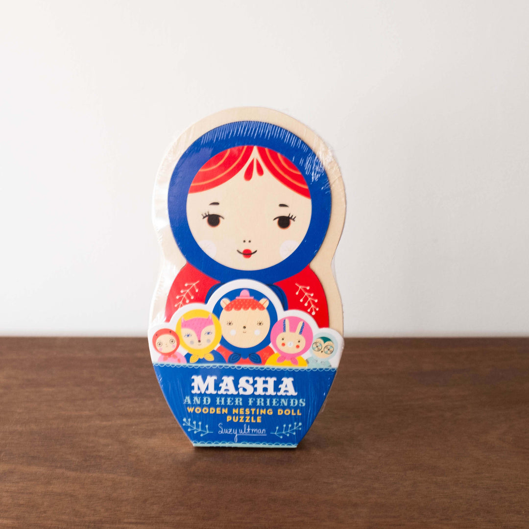 Masha and Her Friends Wooden Nesting Doll Puzzle