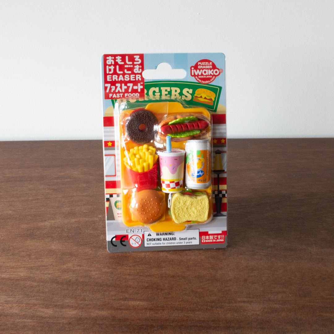 NEW Japanese Erasers- Burger Shop