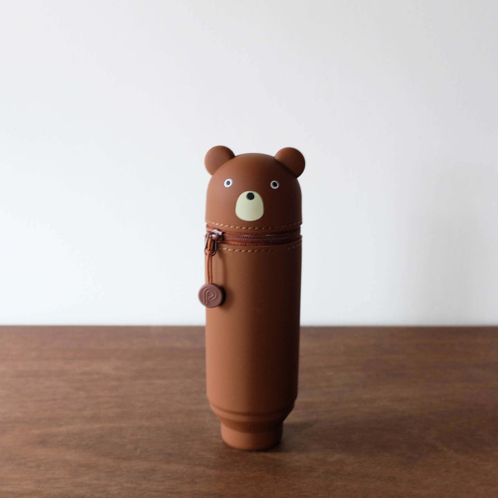 NEW Stand Up Japanese Pencil Case- Bear