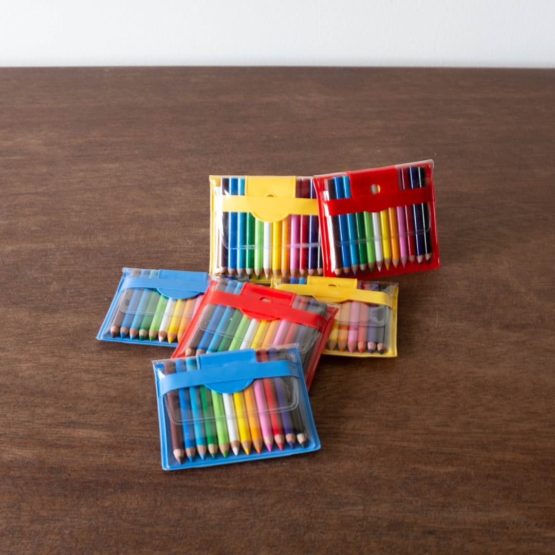 Mini Pencils in a Pouch- Assorted Colors