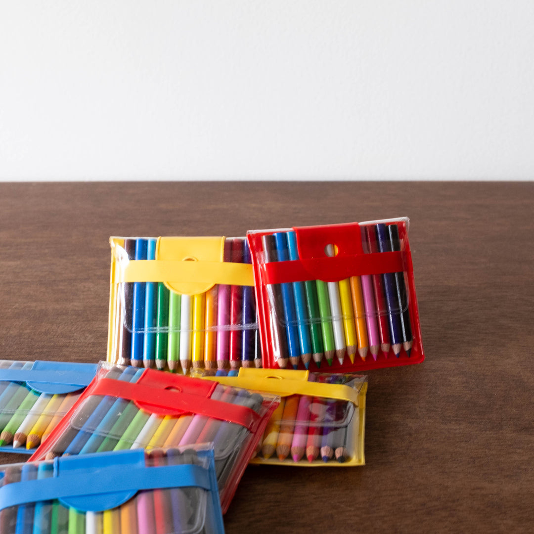 Mini Pencils in a Pouch- Assorted Colors