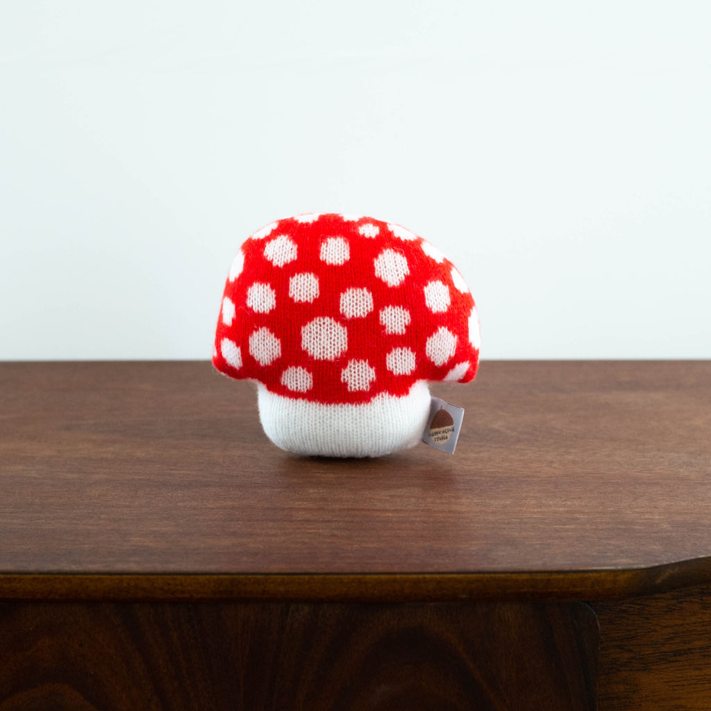 NEW Mini Mushroom Cushion- Red