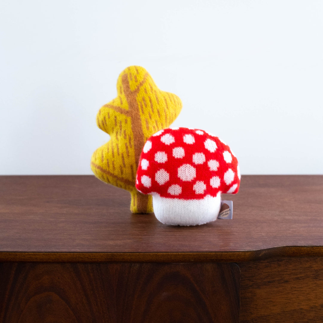 NEW Mini Mushroom Cushion- Red