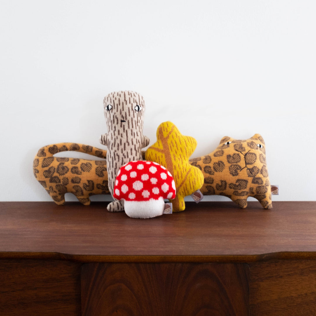 NEW Mini Mushroom Cushion- Red