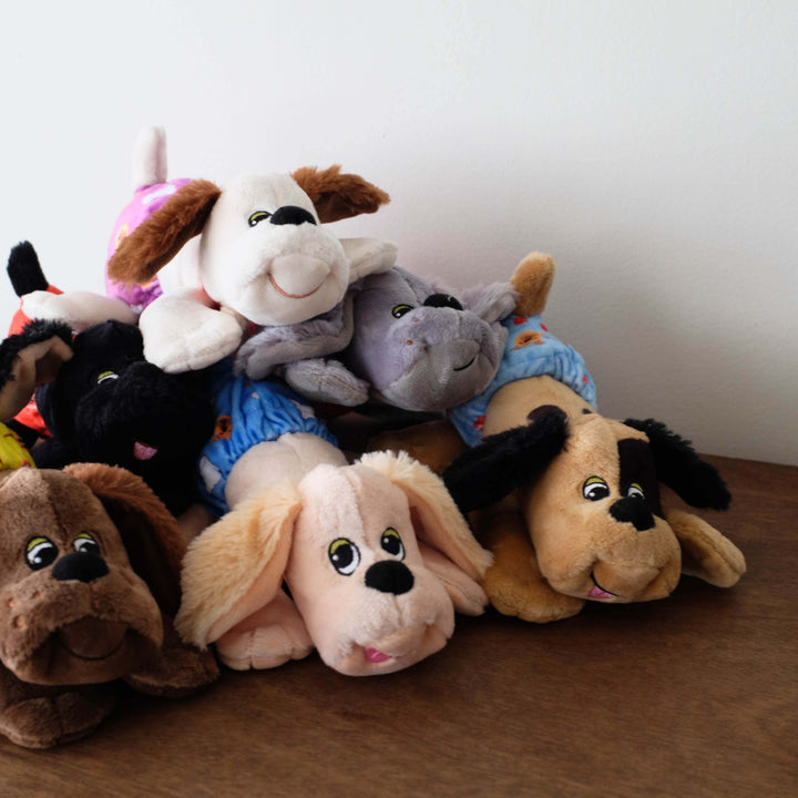 Pound Puppies Newborn- Assorted With Printed Diaper